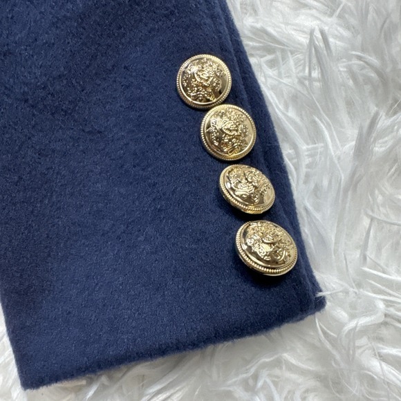 MAEVE By ANTHROPOLOGIE Twofer Peacoat Jacket With Removable Hood Liner Small S - Picture 7 of 14